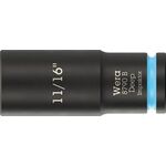 Steckschlüsseleinsatz 8790 B Impaktor Deep 3/8 Zoll 11/16 Zoll L.63mm WERA