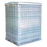 Schrumpfhaube Maße 1250+1000x2000mm S.125µ PE transparent Seitenfalte TRANSPAK - VPE: 25