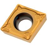 Drehwendeschneidplatte ISO CCMT 060202E-UR:T8315 D.2,8mm PVD beschichtet Gold - VPE: 10