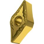 Drehwendeschneidplatte ISO DNMG 110408E-FM:T8315 D.3,81mm PVD beschichtet Gold - VPE: 10