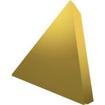 Drehwendeschneidplatte ISO TPUN 110308:6640 Tiefe 3,6mm MT-CVD beschichtet Gold - VPE: 10