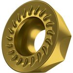 Fräswendeschneidplatte ISO RCMT 10T3MOSN-M:M8340 D.3,9mm PVD beschichtet Gold - VPE: 10