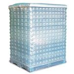 Schrumpfhaube Maße 1250+850x2475mm S.125µ LDPE transparent Seitenfalte TRANSPAK - VPE: 50