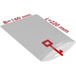 Druckverschlussbeutel m.Eurolochung Maße 160x220mm S.50µ PE transparent TRANSPAK - VPE: 1000