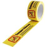 Kennzeichnungsband Breite 50mm L.66m S.52µ PVC gelb Aufdruck Transportsicherung - VPE: 12