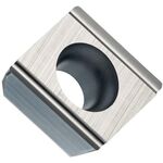 Drehwendeschneidplatte ISO CPGX 080304FR-JR:TT010 Bohrungs-D. 3,4mm Farbe Grau - VPE: 10