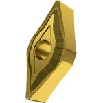 Drehwendeschneidplatte ISO DNMG 150608E-SF:T8315 D.5,16mm PVD beschichtet Gold - VPE: 10