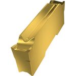 Wendeschneidplatte ISO GL4-D400G02L12-PR:G8330 Breite 4mm PVD beschichtet Gold - VPE: 10