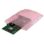 Luftpolsterbeutel antistatisch Maße 200x300mm S.100µ rosa Noppen auf Außenseite - VPE: 350