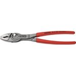 Frontgreifzange TwinGrip Länge 250mm Ku. überzogen grau atramentiert KNIPEX