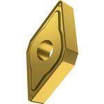 Drehwendeschneidplatte ISO DNMG 110408E-NM:T8315 D.3,81mm PVD beschichtet Gold - VPE: 10