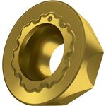 Fräswendeschneidplatte ISO RCMT 10T3MOSN-R:M8330 D.3,9mm PVD beschichtet Gold - VPE: 10