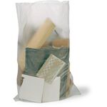 Schwergutsack Volumen 55l Maße 580c850mm Stärke 77µ HDPE transparent TRANSPAK - VPE: 100