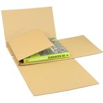 Buchverpackung Drehfix Maße 330x260x10-115mm Qualtität 1.20 B C4 braun TRANSPAK - VPE: 25