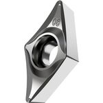 Drehwendeschneidplatte ISO DCGT 070204E-SF3:H07 Bohrungs-D. 2,8mm Farbe Silber - VPE: 10