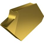 Drehwendeschneidplatte ISO LFUX 030800TL:T8330 Tiefe 4,9mm PVD beschichtet Gold - VPE: 10