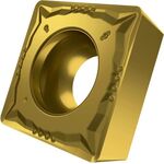 Drehwendeschneidplatte ISO SCMT 120404E-FM:T8315 D.5,5mm PVD beschichtet Gold - VPE: 10