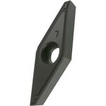 Drehwendeschneidplatte ISO VCGX 130300FR-FF2:TT010 Bohrungs-D. 3,4mm Farbe Grau - VPE: 10