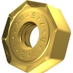 Fräswendeschneidplatte ISO ONMX 060508SR-F:M8340 D.5,7mm PVD beschichtet Gold - VPE: 10