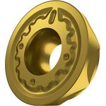 Fräswendeschneidplatte ISO RCMT 2006MOSN-R:M8330 D.6,5mm PVD beschichtet Gold - VPE: 10