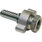 Dampfschlaucharmatur Boss Verz.Sta/Stahlguss Schl.-Gr.25mm IG 1 Zoll TEGUMA