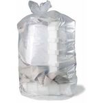 Abfallsack Premium Größe XL Maße 800+500x2200mm S.90µ PE transp. Inhalt 1000l - VPE: 50