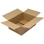 Faltkarton 1-wellig Maße 600x450x250mm Qualität 1.30 C braun TRANSPAK - VPE: 25