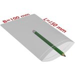 Druckverschlussbeutel Maße 100x150mm Stärke 90µ PE transparent TRANSPAK - VPE: 1000
