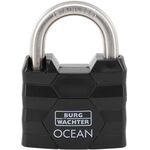 Zylindervorhangschloss 490 Ni 50 Schlosskörper-B.50mm MS versch.-schl. - VPE: 5