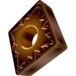 Drehwendeschneidplatte ISO CNMG 120404E-FM:T8415 D.5,16mm PVD beschichtet - VPE: 10