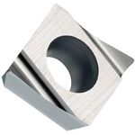 Drehwendeschneidplatte ISO CPGX 060202FR-JZ:TT010 Bohrungs-D. 2,8mm Farbe Grau - VPE: 10