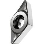 Drehwendeschneidplatte ISO DCGT 070204F-AL:T0315 D.2,8mm PVD beschichtet Silber - VPE: 10