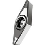 Drehwendeschneidplatte ISO VCGT 130302F-AL:T0315 D.3,4mm PVD beschichtet Silber - VPE: 10