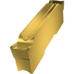 Wendeschneidplatte ISO GL4-D400G02L06-PR:G8330 Breite 4mm PVD beschichtet Gold - VPE: 10