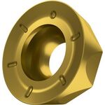 Fräswendeschneidplatte ISO RCMT 10T3MOSN-F:M6330 D.3,9mm PVD beschichtet Gold - VPE: 10