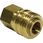 Schnellver.Kup m.IG MessingNBR Gew.1/4 Zoll Durchfluss(Luft) 775