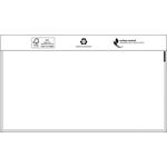 Dokumententaschen Premium Maße 240x110mm DIN-lang o.Druck TRANSPAK - VPE: 1000