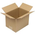 Faltkarton 1-wellig Höhenrillung Maße200x150x150mm Qualität1.20 B braun TRANSPAK - VPE: 50