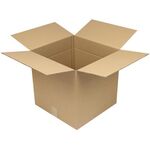 Faltkarton 1-wellig Maße 400x400x400 mm Qualität 1.30 C braun TRANSPAK - VPE: 25