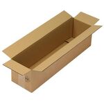 Faltkarton 1-wellig Maße 600x150x150 mm A1 Qualtität 1.3C braun TRANSPAK - VPE: 50