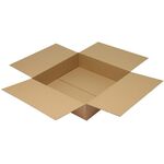 Faltkarton 1-wellig Maße 600x600x150mm Qualität 1.20 B braun TRANSPAK - VPE: 25