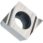 Drehwendeschneidplatte ISO CPGX 060202FL-JZ:TT010 Bohrungs-D. 2,8mm Farbe Grau - VPE: 10