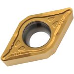 Drehwendeschneidplatte ISO DCMT 070204E-UR:T8315 D.2,8mm PVD beschichtet Gold - VPE: 10