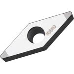 Drehwendeschneidplatte ISO VBGW 160408S01020B:TB310 D.4,5mm Farbe Silber-Schwarz - VPE: 2