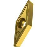Drehwendeschneidplatte ISO VBMT 160404E-FM:T8315 D.4,4mm PVD beschichtet Gold - VPE: 10