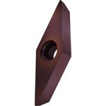 Drehwendeschneidplatte ISO VCMW 160404:T8415 D.4,4mm PVD beschichtet Goldbraun - VPE: 10