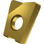 Fräswendeschneidplatte ISO LC 1210-KPF:M8330 D.5mm PVD beschichtet Farbe Gold - VPE: 10