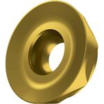 Fräswendeschneidplatte ISO RCMT 2006MOSN-F:M8330 D.6,5mm PVD beschichtet Gold - VPE: 10