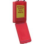 Dokumentenbox B333xH400 mm DIN A4 hoch Öffnung vorn rot JUSTRITE