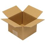 Faltkarton 1-wellig Maße 140x140x100mm Qualität 1.10 B braun TRANSPAK - VPE: 50